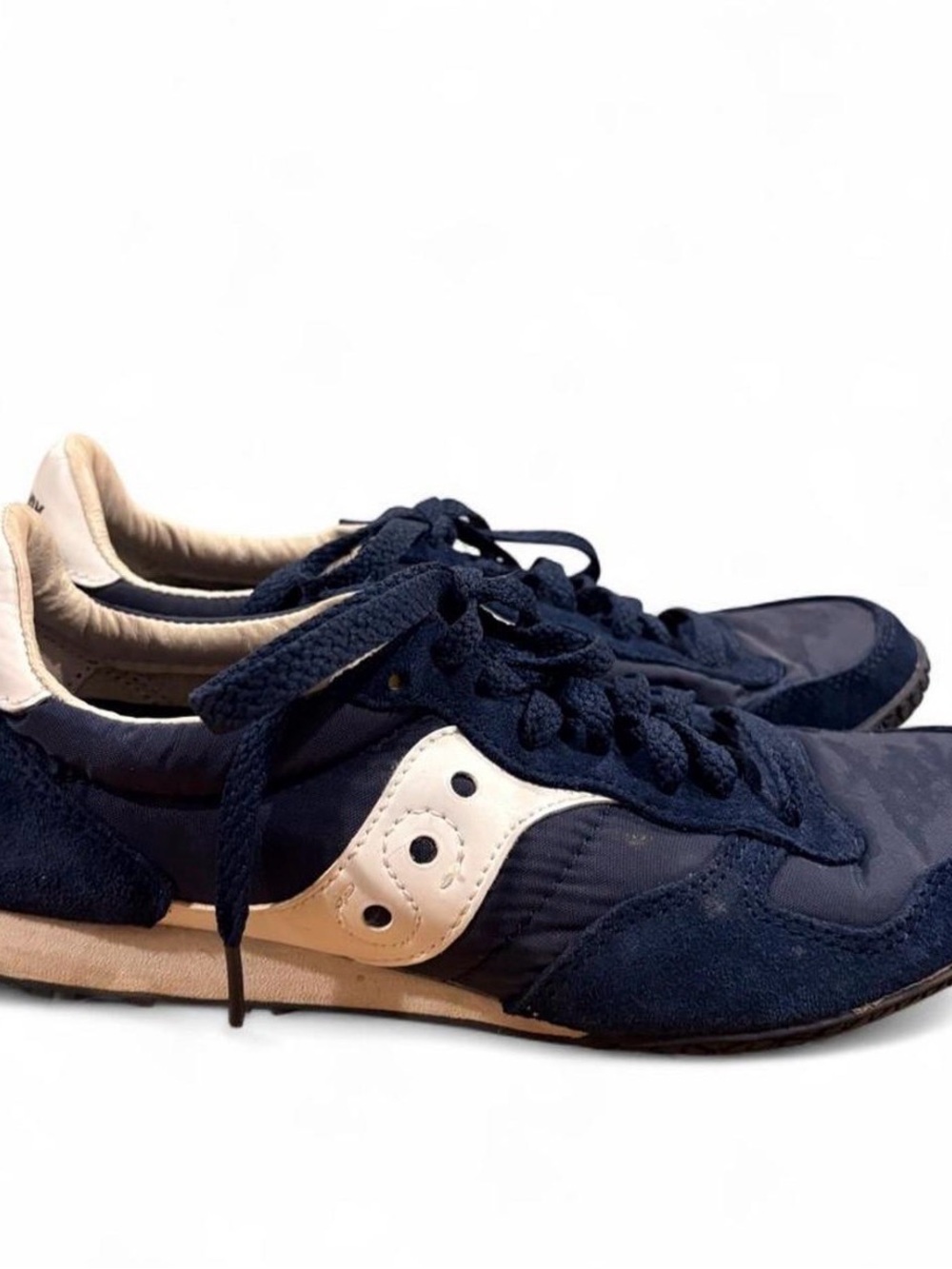 Saucony Bullet Original 1943-33 Navy White Sneakers Women’s Size 9 Retro Vintage